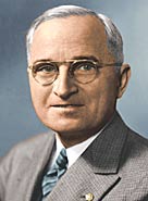 Harry S Truman (1884-1972), thirty-third president of the United States of America