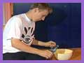 mix the custard