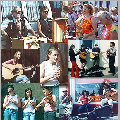A montage of pictures of just a few of the colourful entrants in 2003