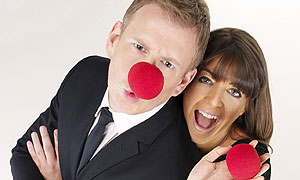 Patrick Kielty and Claudia Winkleman