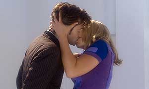 The Doctor (David Tennant) and Rose (Billie Piper)