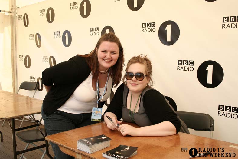 Signing sessions with Adele