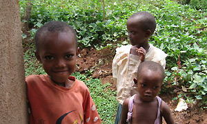 Children featuring as part of Africa Lives on the BBC