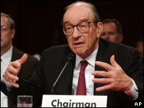 Alan Greenspan, presidente do Fed