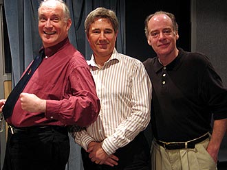 Simon Jones, Geoffrey Perkins and Geoffrey McGivern