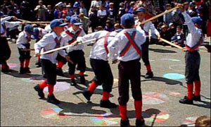 The sword dance.