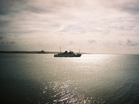 Scillonian leaves Penzance