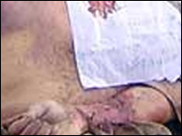 مبینہ جاسوس کی لاش(فائل فوٹو)