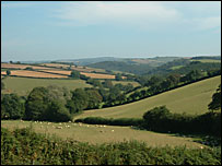 The Devon countryside