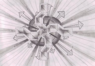 Eye and arrows