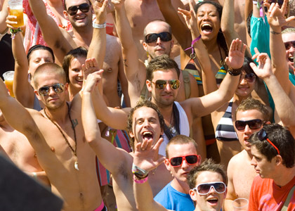 The crowd at Ibiza Rocks