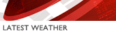 Watch the latest weather with Sara Blizzard and Des Coleman- Monday to Friday only.