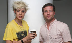 Agyness Deyn with Dermot O'Leary
