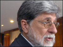 O ministro Celso Amorim em foto de arquivo