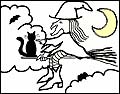 Graphic: witch