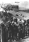 British and French prisoners of war at St Valéry-en-Caux