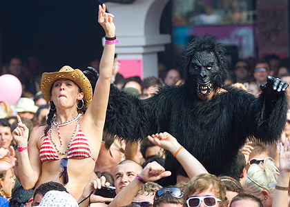 The crowd at Ibiza Rocks