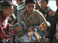 Faixa de Gaza após ataque