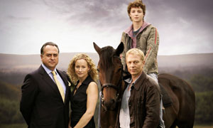 Stanley Townsend, Lorraine Pilkington, Ben Davies and Conor Mullen in Rough Diamond