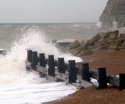 wave on shore