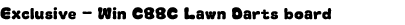 Graphic: Win lawn darts board