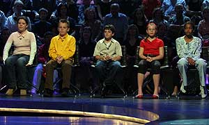 Junior Mastermind finalists: Lucy, Daniel, Jacob, Rose and Sophie