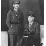 Two Irish Captains! Conal O'Donnell (standing) and his brother Dr Godfrey O'Donnell Cairo 1942.The pair had an extraordinary desert meeting after Conal was blown up by an Italian grenade. Two Irish Captains! Conal O'Donnell (standing) and his brother Dr Godfrey O'Donnell Cairo 1942.The pair had an extraordinary desert meeting after Conal was blown up by an Italian grenade.