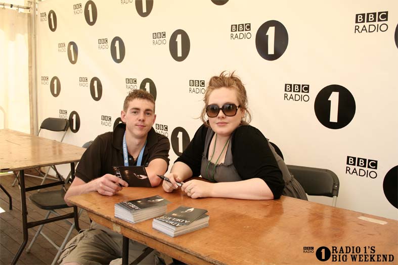Signing sessions with Adele