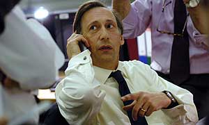 Chris Langham as the Minister for Social Affairs