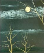 Full moon by Ann Brain