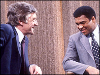 Michael Parkinson with Muhammad Ali in 1981