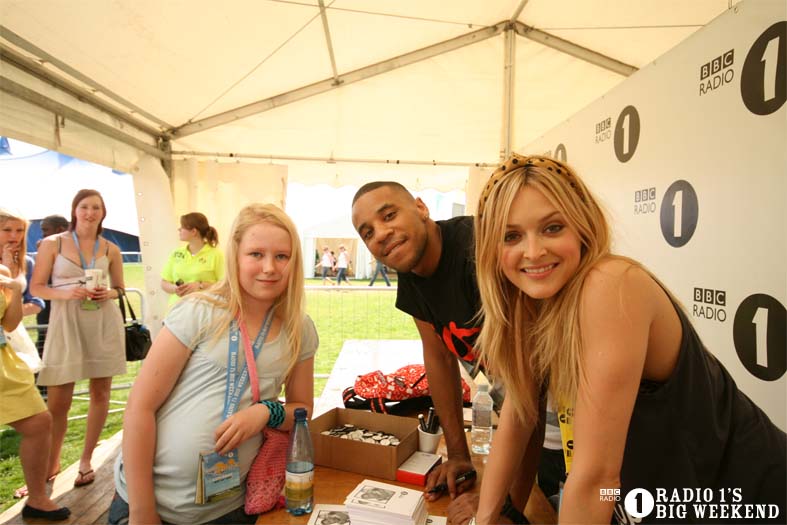 Signing sessions with Fearne and Reggie