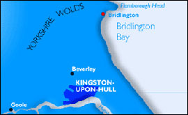 East Yorkshire map