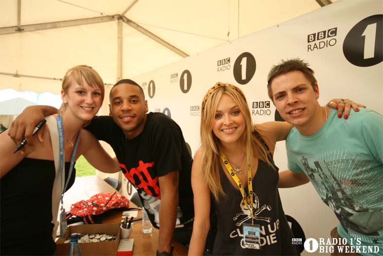 Signing sessions with Fearne and Reggie