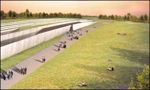 Artist's impression of Stonehenge's new visitor centre