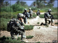 Soldados americanos no Iraque