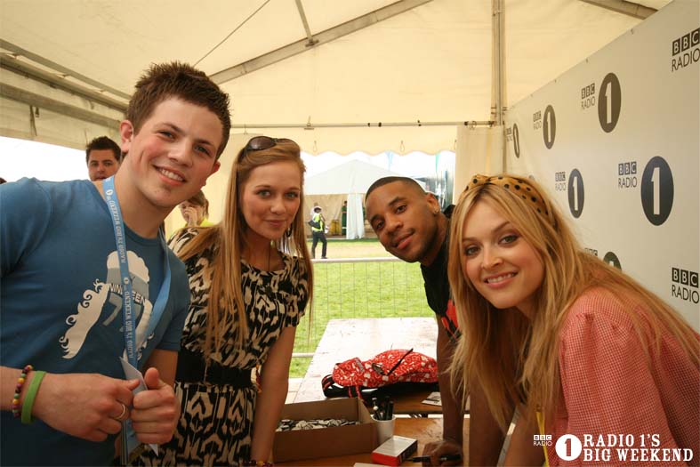 Signing sessions with Fearne and Reggie