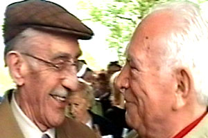 Teddy meets a Dachau survivor