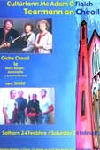 Image of An Cultúrlann poster advertising an Irish music event