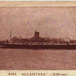 RMS "ALCANTARA" 1946 RMS "ALCANTARA" 1946