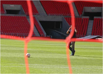 Moyles at the Stadium of Light