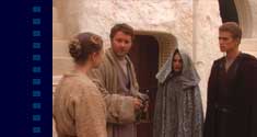 Padme and Anakin meet Owen and Beru