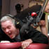 Chris takes a pummelling from masseur Big Steve