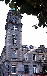Clock on Enniskillen Town Hall