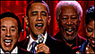 Barack Obama em show na Casa Branca
