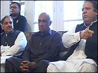 نواز شریف اور شہباز شریف جسٹس خلیل رامدے کے گھر بھی گئے