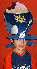 eggcup hat.