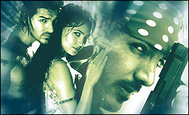 John Abraham and Lara Dutta in Elaan