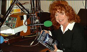 Picture: Linda La Plante holds her book.