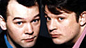 Spoof magazine programme from the wacky world of Lee and Herring.